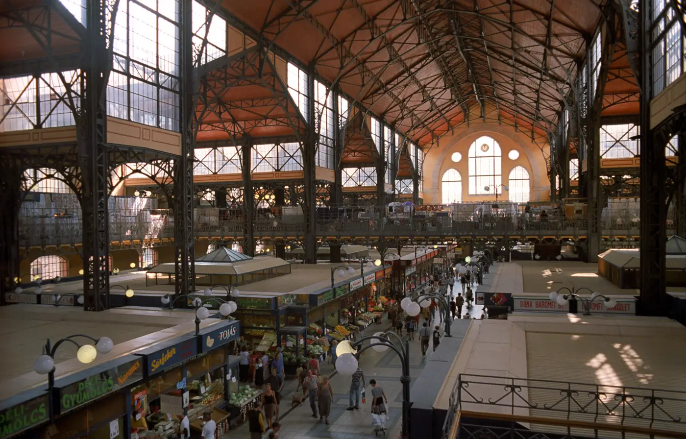 Inside the Great Market Hall.