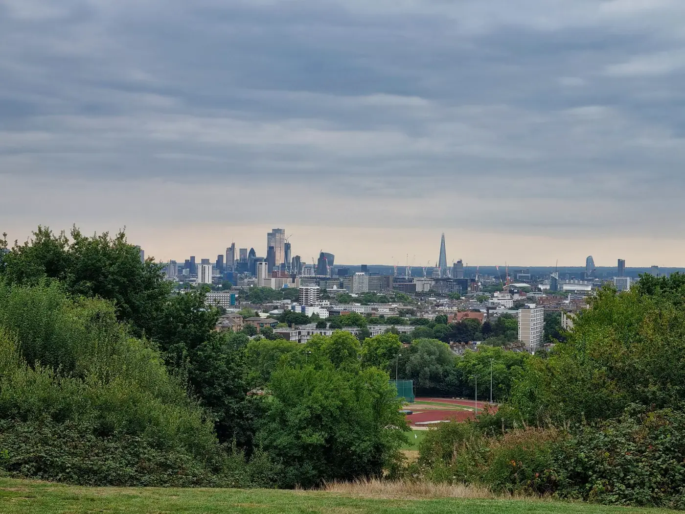 The skyline from Primrose Hill.