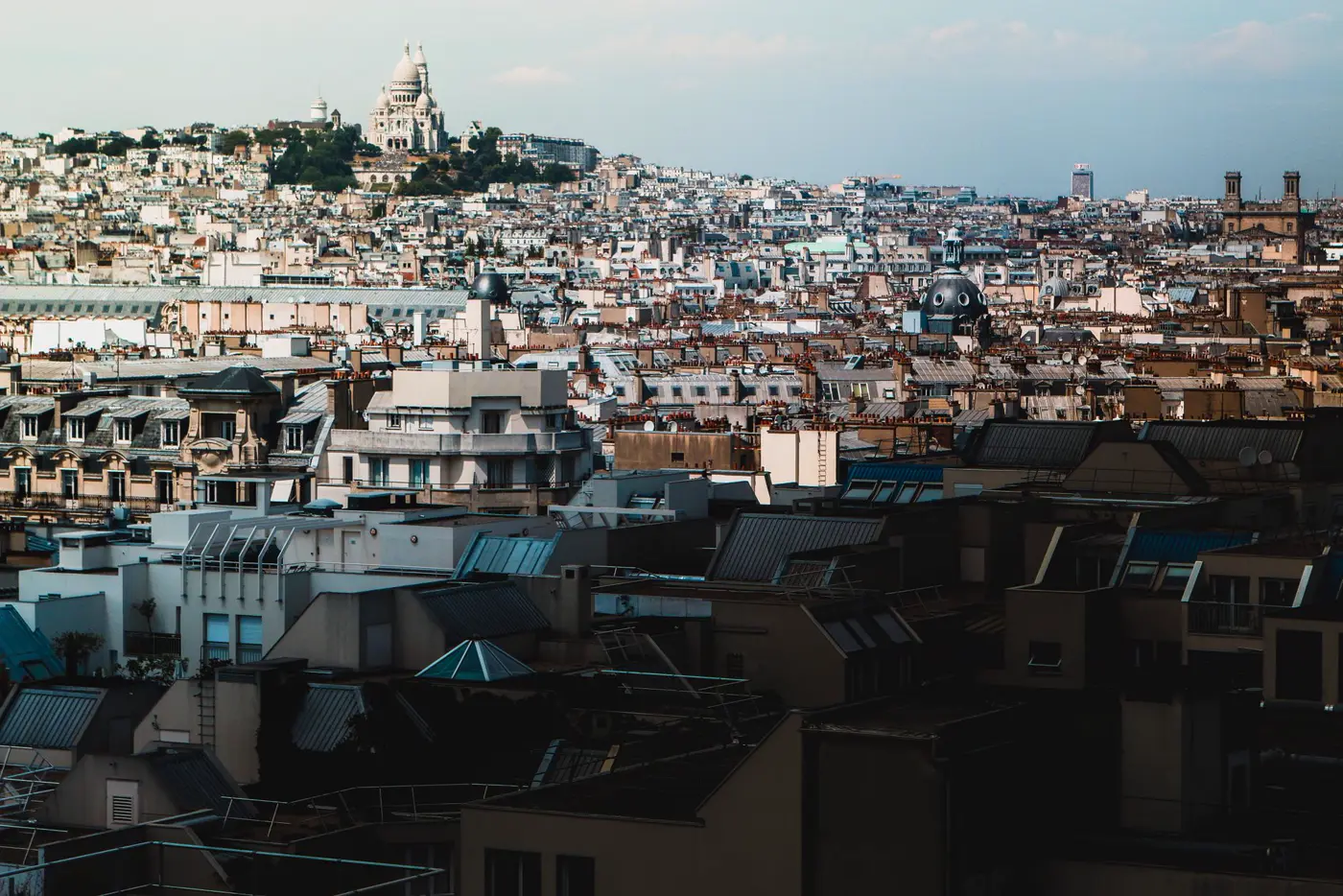 Montmartre and the Sacré-Cœur over the rooftops.